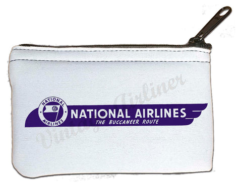 National Airlines The Buccaneer Route Rectangular Coin Purse