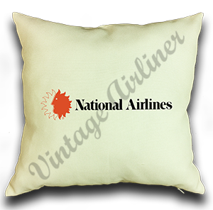 National Airlines Small Logo Pillow Case Cover