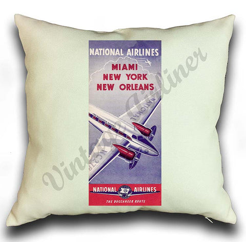National Airlines Pillow Case Cover