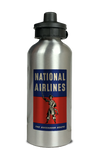 National Airlines 1950's Vintage Aluminum Water Bottle