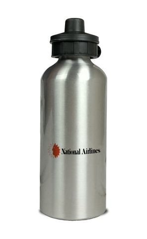 National Airlines Small Logo Aluminum Water Bottle