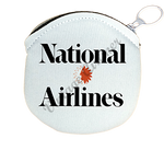 National Airlines Logo Round Coin Purse