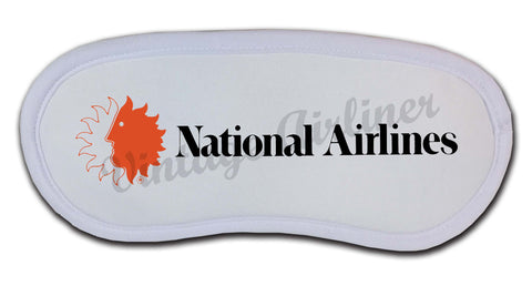 National Airlines Small Logo Bag Sticker Sleep Mask