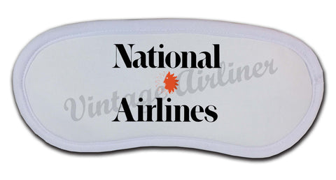 National Airlines Logo Sleep Mask