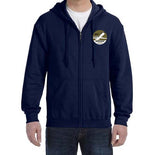 Mohawk Airlines Zipped Hooded Sweatshirt
