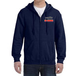 Empire Airlines Zipped Hooded Sweatshirt