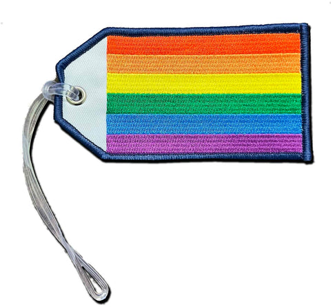 Embroidered Pride Bag Tag