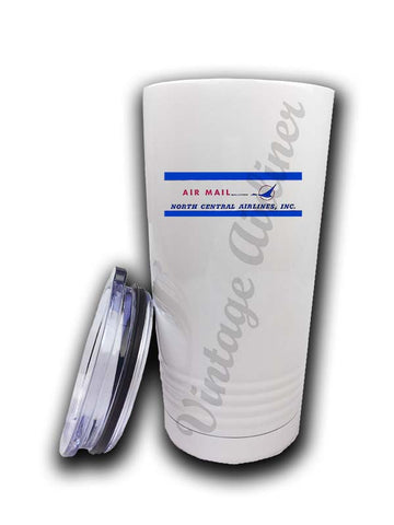 North Central Airlines Vintage Air Mail Tumbler