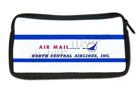 North Central Airlines Vintage Air Mail Travel Pouch