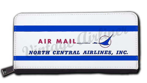 North Central Airlines Vintage Air Mail Wallet