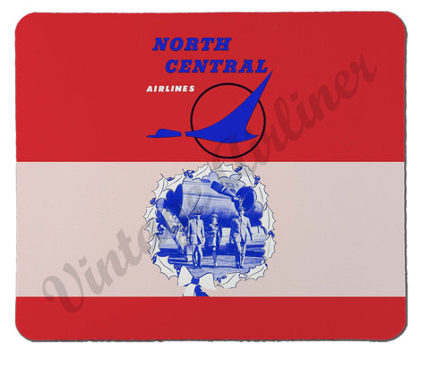 North Central Airlines Vintage Mousepad