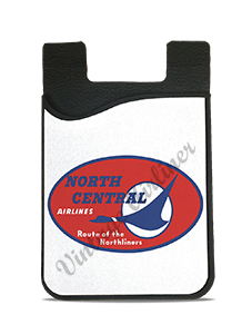 North Central Airlines Bag Sticker Card Caddy