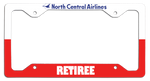North Central Airlines Retiree - License Plate Frame