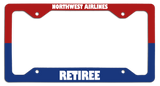 Northwest Airlines Retiree - License Plate Frame