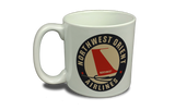 Northwest Orient Airlines 1950's Bag Sticker  Coffee Mug