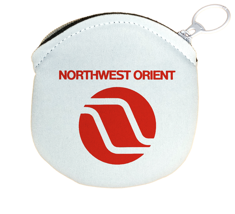 Northwest Orient Airlines Logo Round Coin Purse