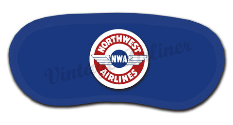 Northwest Airlines 1930's Vintage Bag Sticker Sleep Mask
