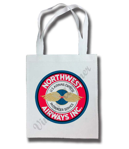 Northwest Airlines Vintage Logo Tote Bag