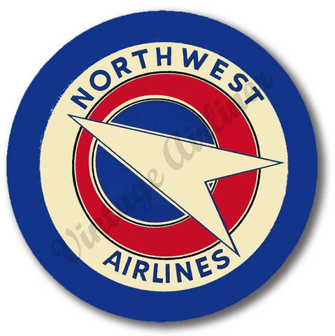 Northwest Airlines Vintage Magnets