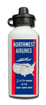 Northwest Airlines Aluminum Water Bottle