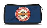 Northwest Airlines 1940's Bag Sticker Travel Pouch