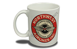 Northwest Airlines 1940's Vintage Bag Sticker  Coffee Mug