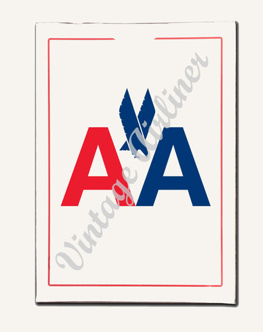 American Airlines Old Logo Playing Cards