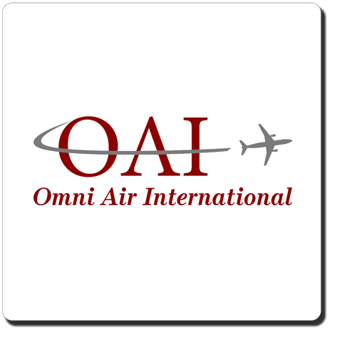 Omni Air International Logo Travel Poster Coaster