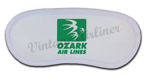 Ozark Airlines Green Logo Sleep Mask