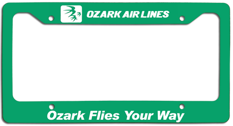 Ozark Air Lines - Ozark Flies Your Way - License Plate Frame