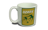 Ozark Airlines Yellow and Green Logo  Coffee Mug