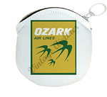 Ozark Airlines Yellow Logo Round Coin Purse