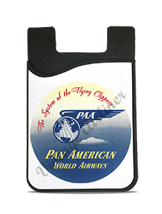 Pan American World Airways 1930's Vintage Bag Sticker Card Caddy