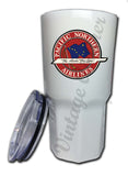 Pacific Northern 1950's Bag Sticker Tumbler