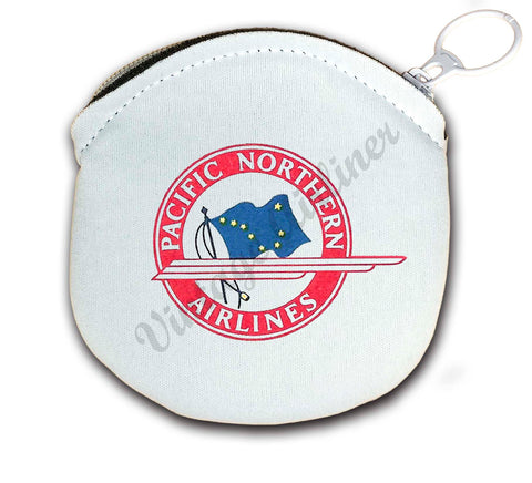 Pacific Northern Airlines Round Coin Purse
