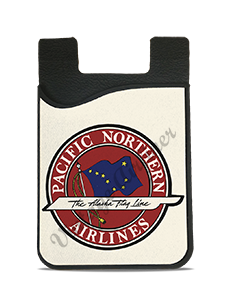Pacific Northern Airlines Vintage Bag Sticker Card Caddy