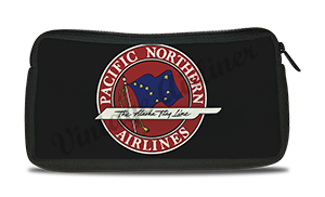 Pacific Northern Airlines Vintage Bag Sticker Travel Pouch