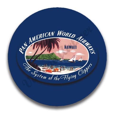 Pan American World Airways Hawaii Vintage Magnets