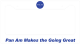 Pan Am Logo Only - Retiree - License Plate Frame