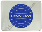 Pan Am Logo Glass Cutting Board
