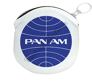 Pan Am Logo Round Coin Purse