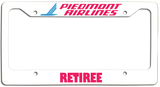 Piedmont Airlines Retiree - License Plate Frame
