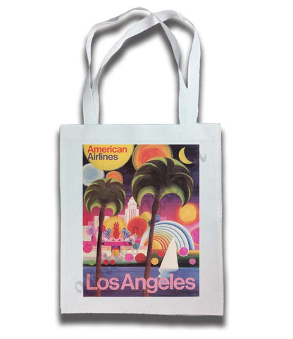 AA Los Angeles Travel Poster Tote Bag