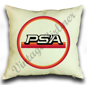 PSA Round Logo Bag Sticker Linen Pillow Case Cover