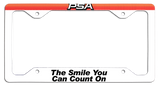 PSA - The Smile You Can Count On - License Plate Frame