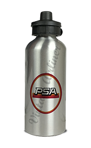 Pacific Southwest Airlines (PSA) Round Bag Sticker Aluminum Water Bottle