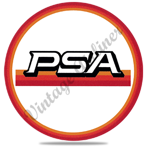 PSA Airlines Round Logo Round Coaster
