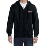 Old PSA Logo Zipped Hooded Sweatshirt