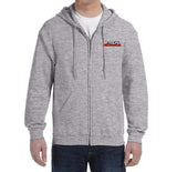 Old PSA Logo Zipped Hooded Sweatshirt