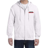 Old PSA Logo Zipped Hooded Sweatshirt
